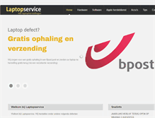 Tablet Screenshot of laptopservice.be